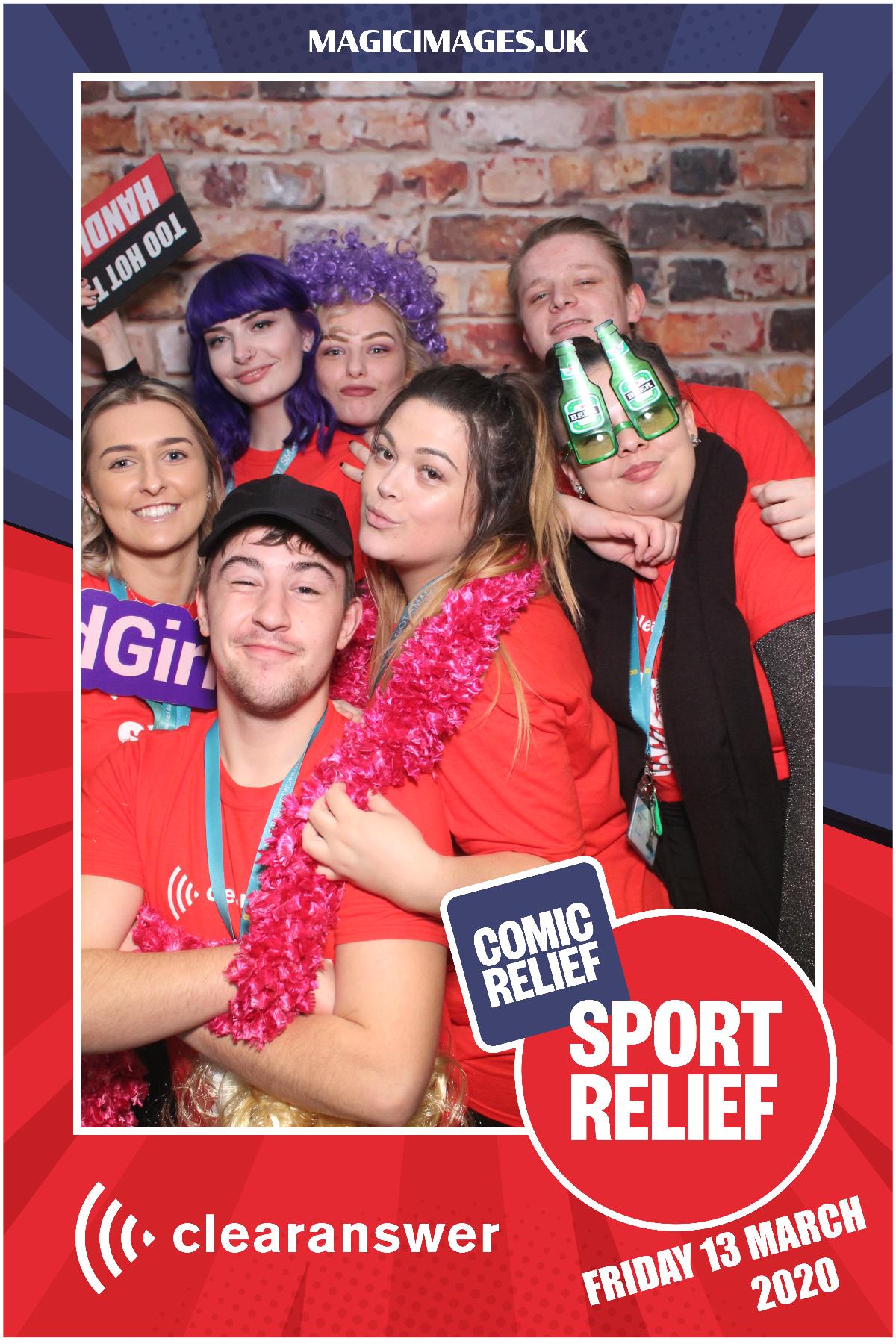 Clear Answer Sport Relief | View more photos from the event at gallery.magicimages.uk/u/MagicImages/Clear-Answer-Sport-Relief